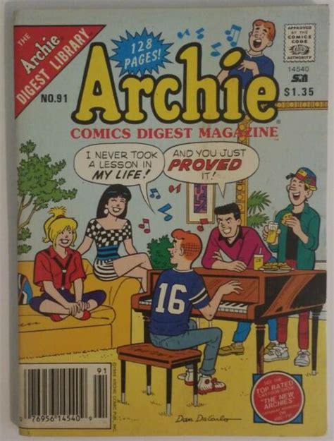 Archie Comics Digest Magazine No 91 For Sale Online Ebay