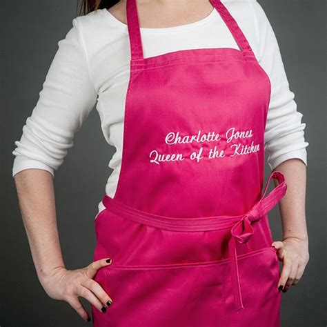 Check out our blog post for some ideas! Personalised Apron| GettingPersonal.co.uk