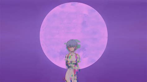 Neon Genesis Evangelion Ayanami Rei Moon 4k Wallpaper Hdwallpaper