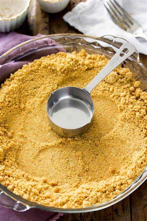 Kitchen Tips Easy Graham Cracker Crust Recipe Sugar Spun Run