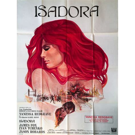 Affiche De Cinéma Française De Isadora 120x160 Cm