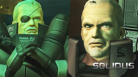 All Solidus Snake Cutscenes And Encounter Metal Gear Solid 2 Gameplay