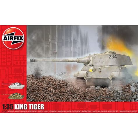 King Tiger Airfix Classic Kit Tank A1369