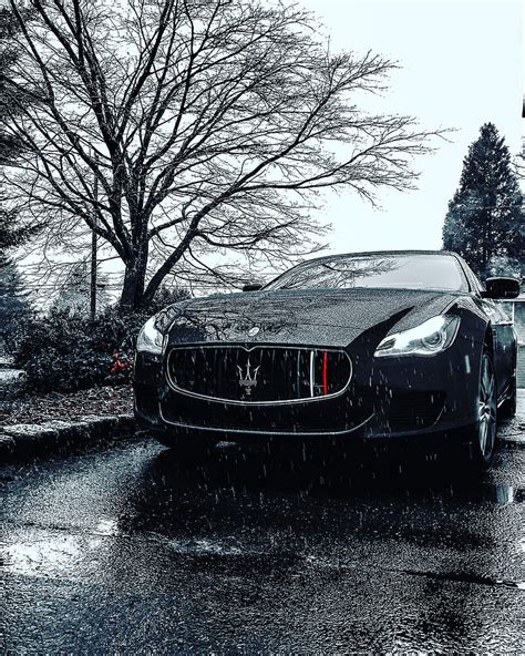 Winter Masi Black Carros Cold Italian Maserati Rain Snow Hd
