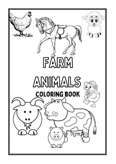 Domestic Animals Colouring Pages
