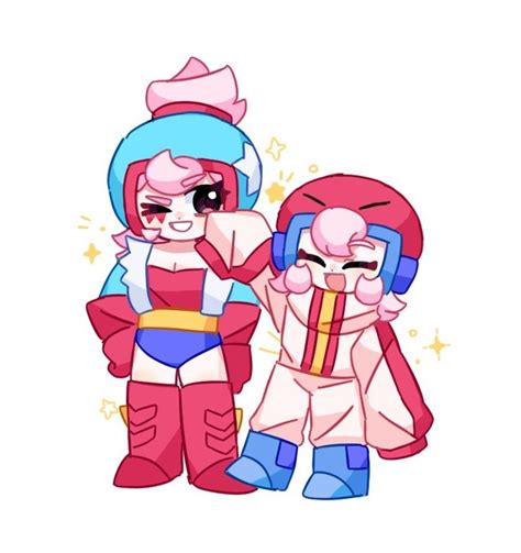 Brawl Stars Janet And Bonnie Art•Бравл Старс Джанет и Бонни Арт Милые