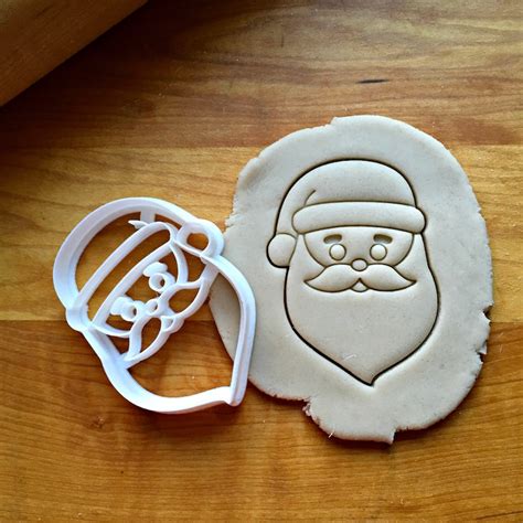 santa cookie cutter multi size christmas cookie cutter etsy