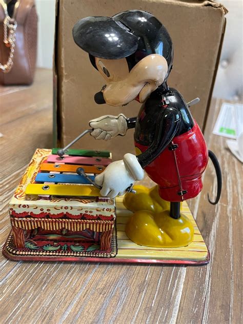 1950s Mickey Mouse The Xylophone Player By Line Mar Etsy