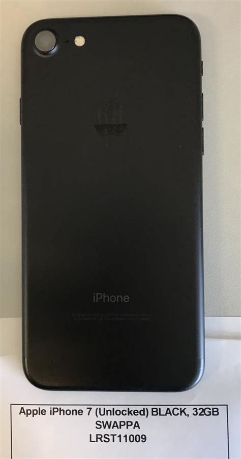 Apple Iphone 7 Unlocked Black 32gb A1660 Lrst11009 Swappa