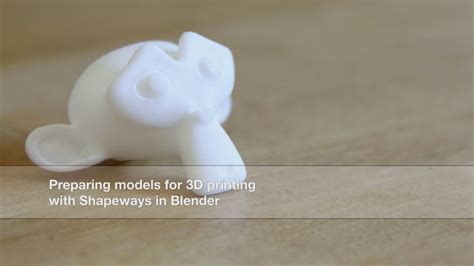 Modeling For 3d Printing With Shapeways Beginner Tutorial Youtube