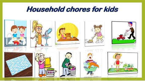 household chores картинки
