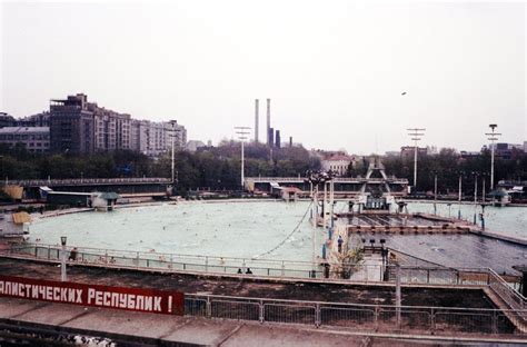 The Moskva Swimming Pool In Moscow Probably The Largest Swimming Pool