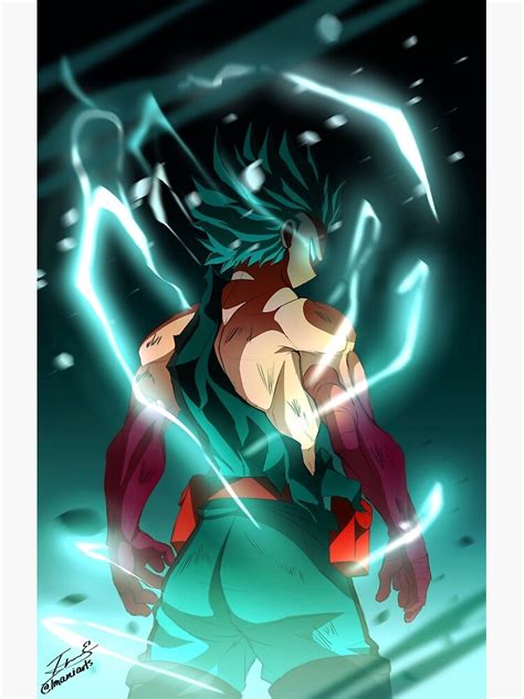 One For All Deku Poster By Imaniarts Redbubble