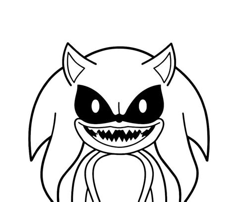 Super Sonic Exe Coloring Pages Activity