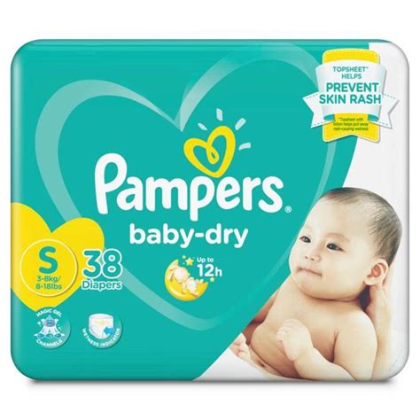 Buy Pampers Baby Dry Diaper Small 38s Online Robinsons Supermarket By