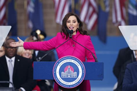Historic Term Begins In Michigan As Whitmer Others Sworn In Metro Us
