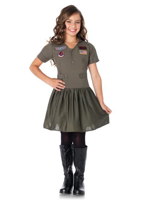 Top Gun Girls Flight Dress Costume