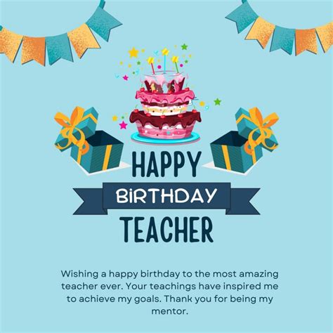 Happy Birthday Wishes For Teacher Get Heart Touching Birthday Wishes