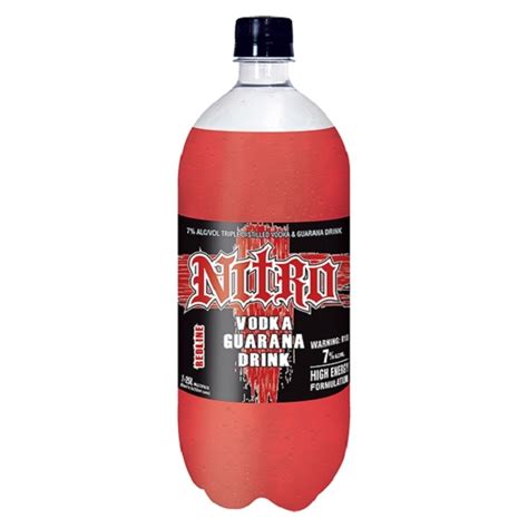 Nitro Vodka Guarana Original 1250ml Bottle Drinkland