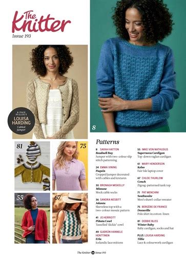 The Knitter Magazine Issue 193 Subscriptions Pocketmags