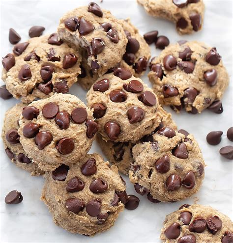 3 Ingredient Healthy Banana Chocolate Chip Cookies No Flour Butter
