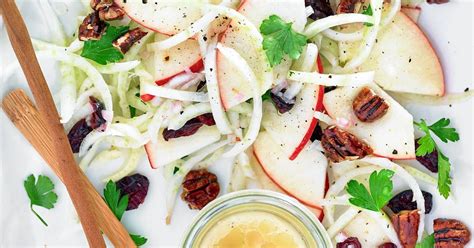 Apple Fennel Pecan Cranberry Salad Recipe Yummly