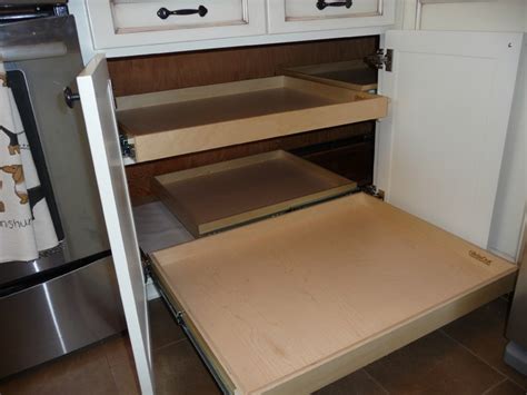 My cabinet is a work in progress so i have good access to the inside. Blind Corner Solutions - Kitchen Drawer Organizers ...