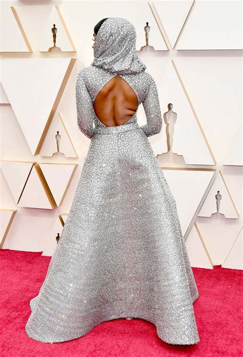 Oscars 2020 Red Carpet Janelle Monáe Sparkles In Gown