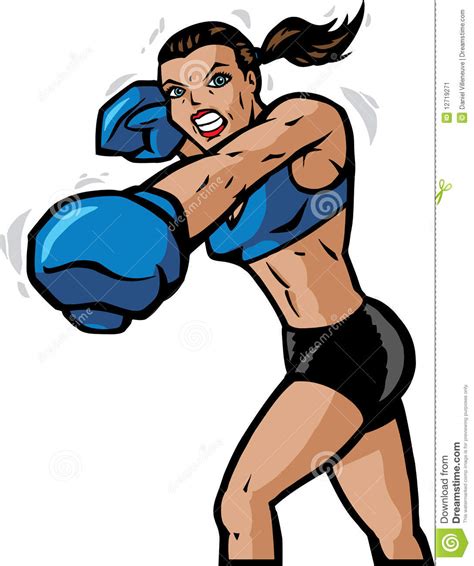 Boxing Girl Stock Image Image 12719271