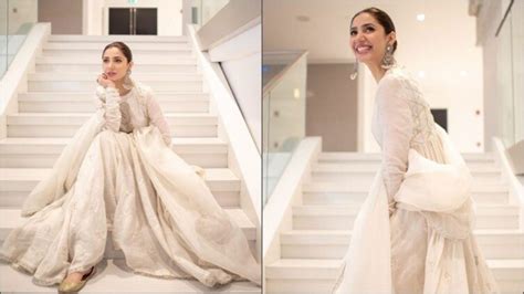 Mahira Khan In White Anarkali Suit Will Take Your Breath Away See Pics