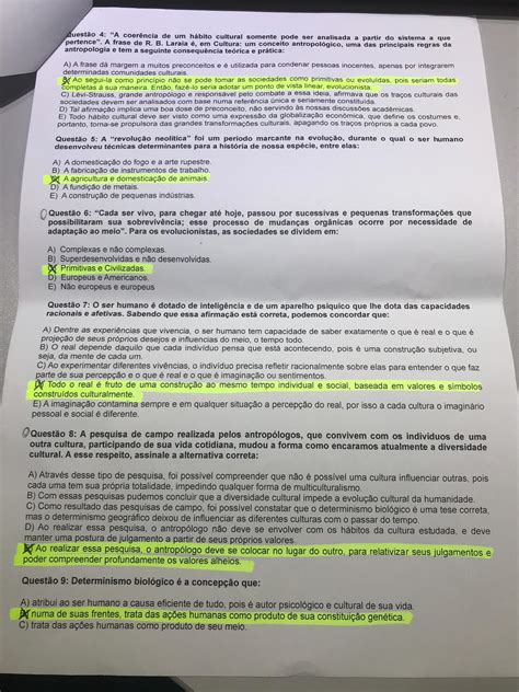 Prova Homem E Sociedade Unip Ead 2018