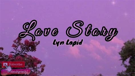 Love Story Lyn Lapid Cover Lirik Aesthetic Melody Rira Youtube