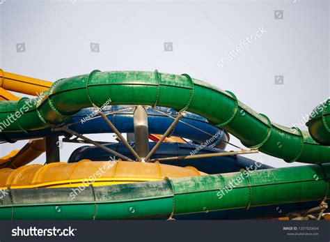 Slides Outdoor Water Park Stock Photo Edit Now 1201920604