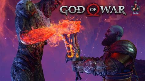 God Of War 4 Kratos Epic Battle Against Frost Giants With His Blades