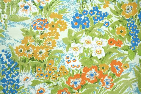 1970s Floral Vintage Wallpaper Hannahs Treasures Vintage Wallpaper