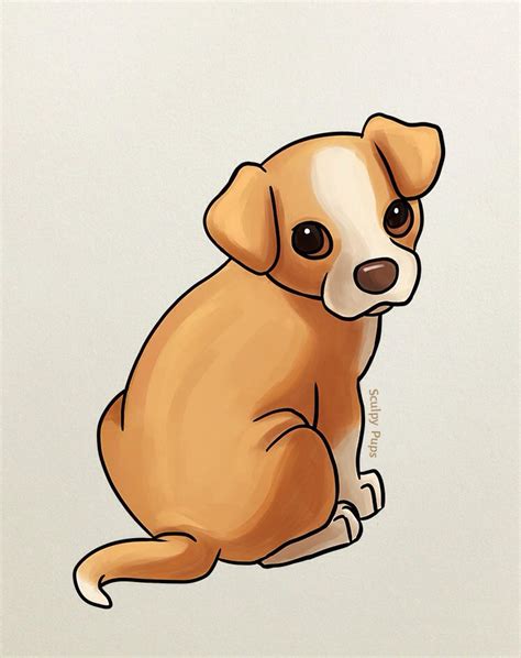 Cute Puppy Drawing By Sculptedpups On Deviantart
