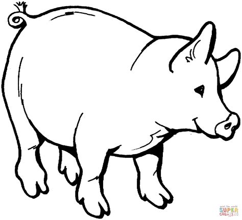 Pig Outlines Clipart Best
