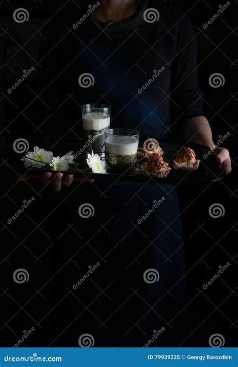 Still Life In The Small Dutch Style Stock Image Image Of Housekeeper