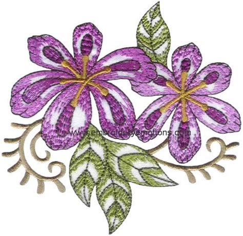 Embroidery Designs 43 Fancy Flower Designs