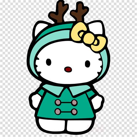 Hello Kitty Christmas Png Clipart Hello Kitty Drawing Transparent Png