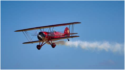 Waco Ato This Bright Red Waco Ato “taperwing” Biplane Own Flickr