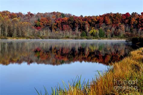 Autumn Lake Reflection Photograph By Thomas R Fletcher