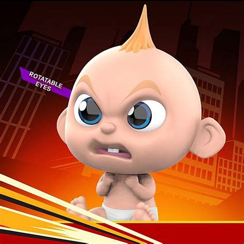 Hot Toys Incredibles Jack Jack Angry Cosbaby S Bobble Head
