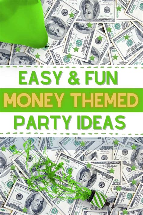Money Themed Party Ideas For 2023 Parties Made Personal