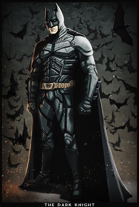 Fanart The Dark Knight Cartoon Version By Digitalinkrod Dccinematic