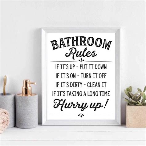 Bathroom Quotes Printables