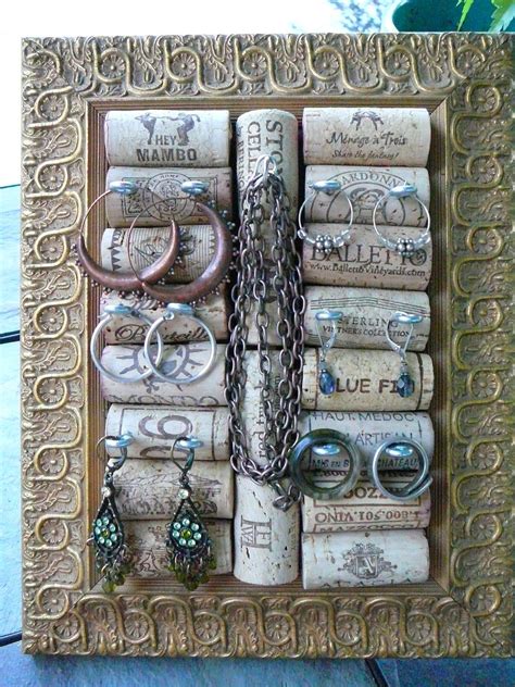 Jewelry Holdervintage Picture Framejewelry Organizerone Of A Kind