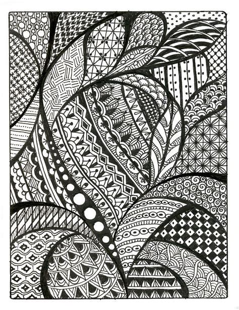 A Black And White Drawing Of An Abstract Design With Lots Of Dots On It