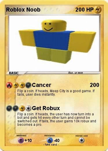 Pokémon Roblox Noob 81 81 Cancer My Pokemon Card