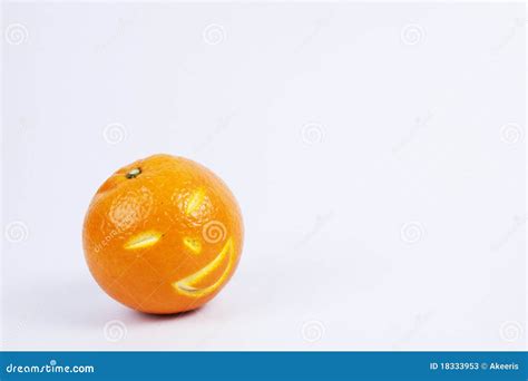 Chinese Smiley Face Orange Stock Image Image Of Juice Sweet 18333953
